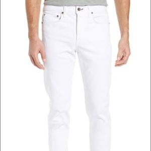 Rag & Bone Men’s White Fit 2 Slim Jeans